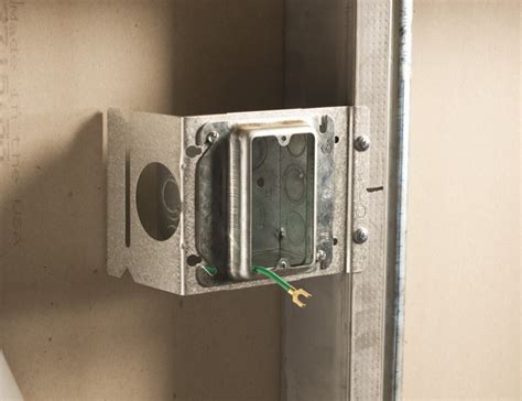 junction box metal stud bracket|caddy rod lock box bracket.